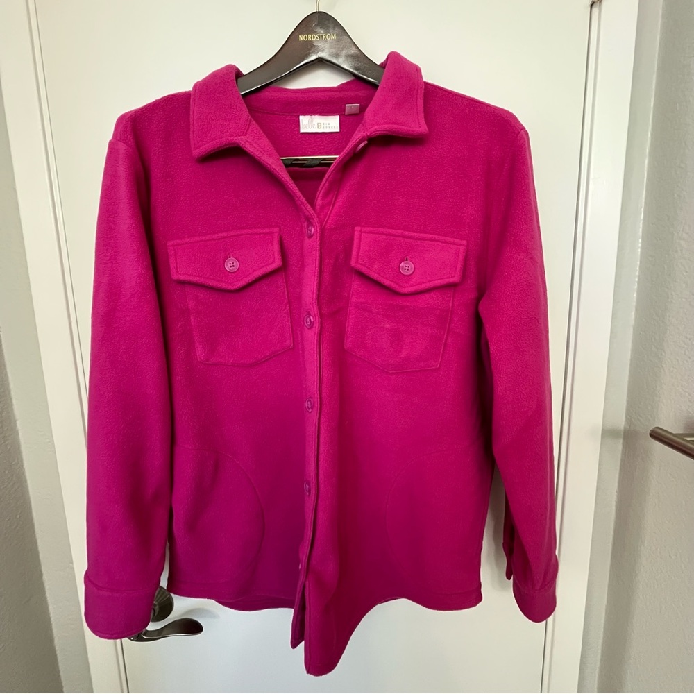 Belle by Kim Gravel Fuchsia Fleece Jacket